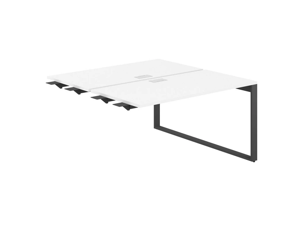 Рабочая станция комбо с лючком 1400х1438х750 Allegro Белый/Антрацит