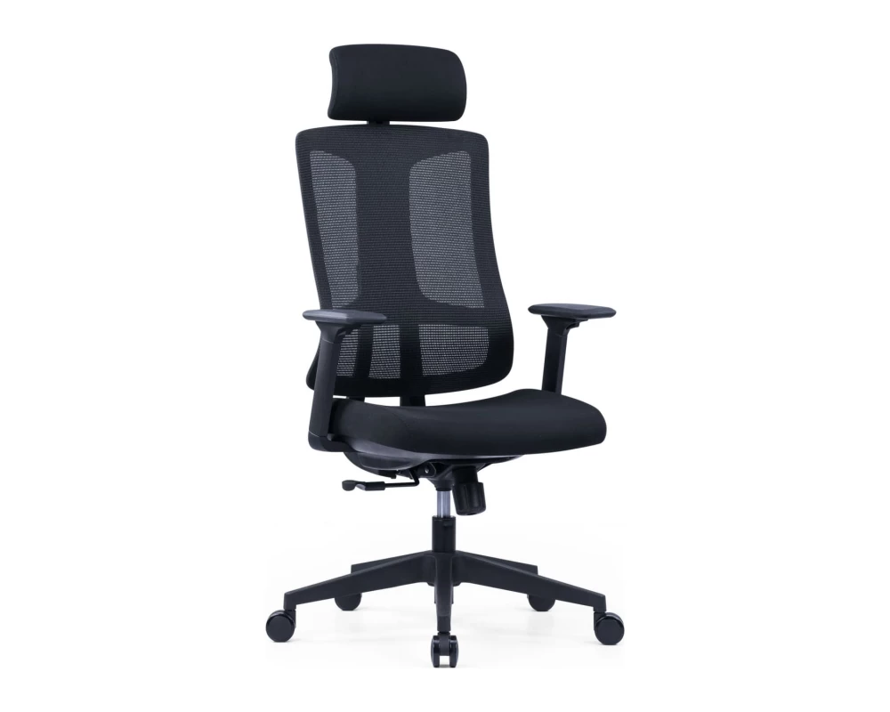 Кресло Norden Linz Сетка/Ткань, Черный