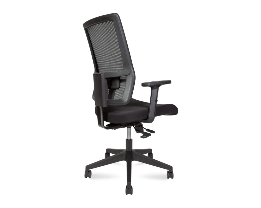 Кресло Norden Techo LB Сетка/Ткань, Черный