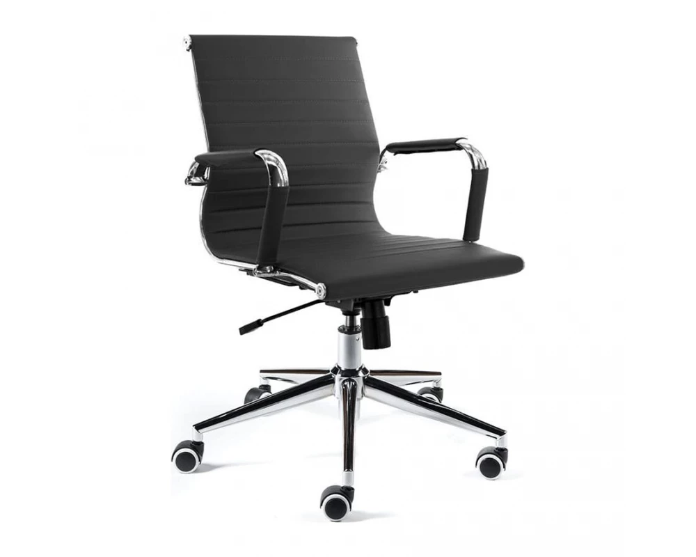 Кресло Norden Техно LB Экокожа, Черный