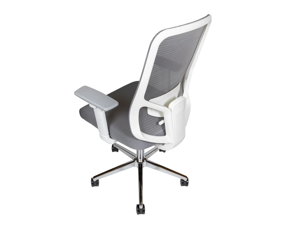 Кресло Norden Best LB white Сетка/Ткань, Серый