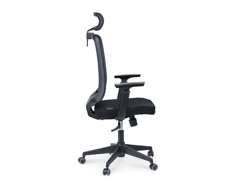 Кресло Norden Лондон офис Сетка/Ткань, Черный