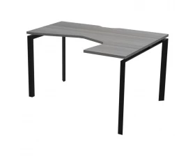 Стол эргономичный правый на металлокаркасе НТМП.П-040.ПР Аргентум images