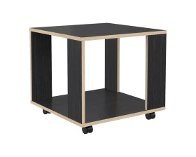 Стол журнальный на колесах 500х500х450 Кофе / Coffee images