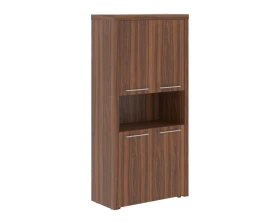 Шкаф с 2-мя комплектами глухих малых дверей и топом Зенн / Zenn images