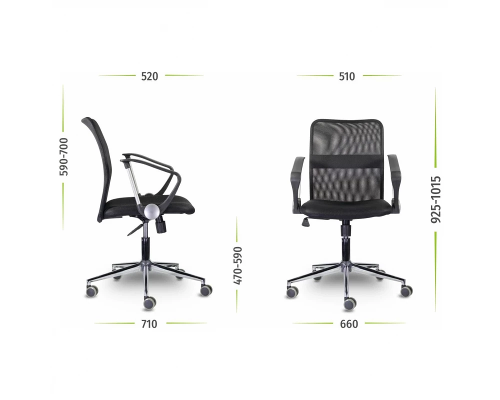 Кресло Директ Лайт МС-040 Н хром