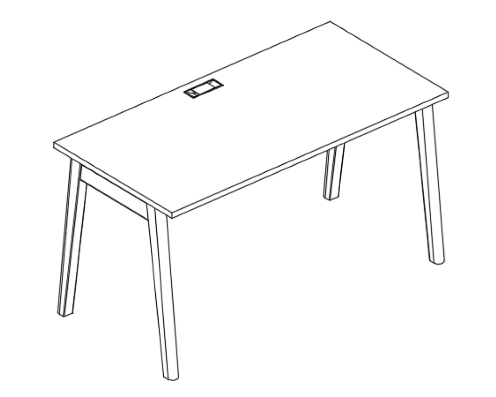 Стол письменный 120x80x75 Albero